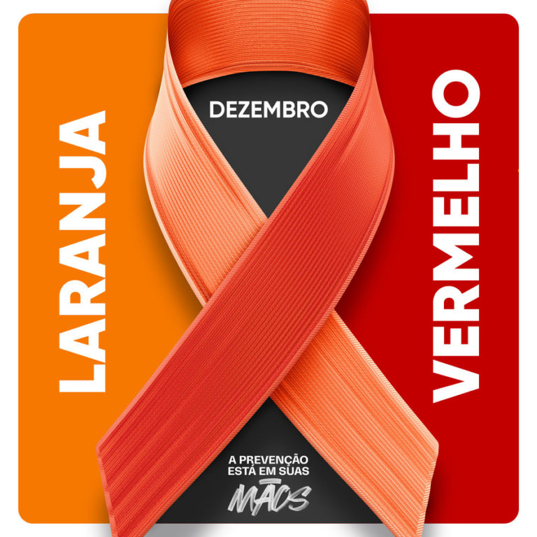 dezembro vermelho e laranja